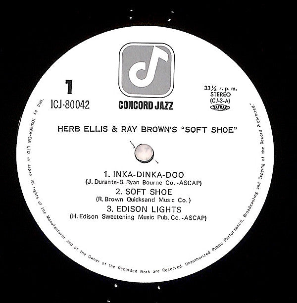 Herb Ellis - Herb Ellis & Ray Brown's Soft Shoe (Vinyl, LP, Album)
