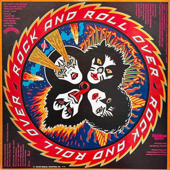 Kiss - Rock And Roll Over (Vinyl, LP, Album, Stereo)