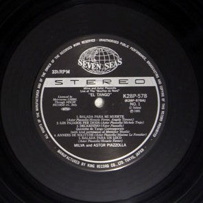 Milva - Live At The Bouffes Du Nord "El Tango" (Vinyl, LP, Album) Very Good Plus (VG+) / Very Good Plus (VG+)