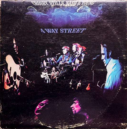 Crosby, Stills, Nash & Young - 4 Way Street (2xVinyl, LP, Album, Stereo) Good Plus (G+) / Good Plus (G+)