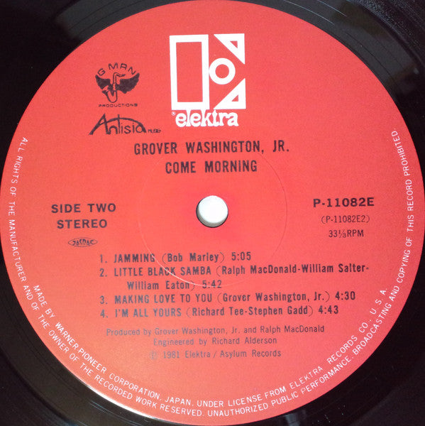Grover Washington, Jr. - Come Morning (Vinyl, LP, Album, Stereo)