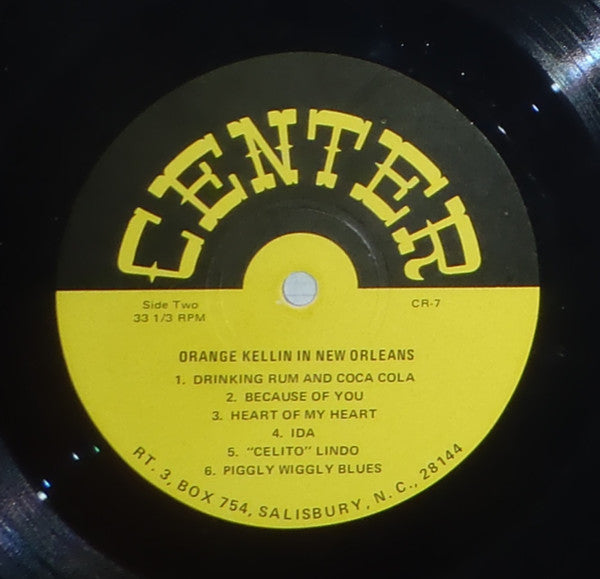 Orange Kellin - Orange Kellin In New Orleans (Vinyl, LP, Album) Mint (M) / Very Good (VG)