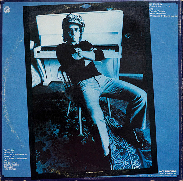 Elton John - Empty Sky (Vinyl, LP, Album, Reissue, Stereo) Very Good Plus (VG+) / Good Plus (G+)