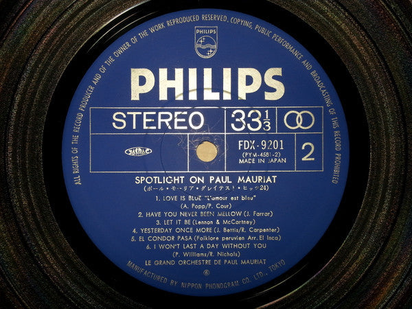 Paul Mauriat - Spotlight On Paul Mauriat (Vinyl, LP, Compilation)