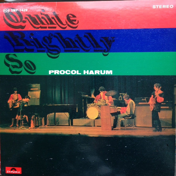 Procol Harum - Quite Rightly So (Vinyl, LP, Album) Good Plus (G+) / Fair (F)