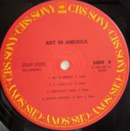 Art In America - Art In America (Vinyl, LP, Album) Very Good Plus (VG+) / Very Good Plus (VG+)
