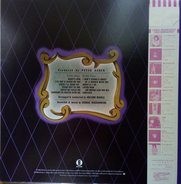Linda Ronstadt - What's New (Vinyl, LP, Album, Stereo)