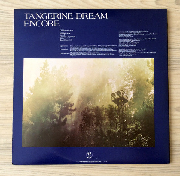 Tangerine Dream - Encore (2xVinyl, LP, Album) Very Good (VG) / Very Good (VG)