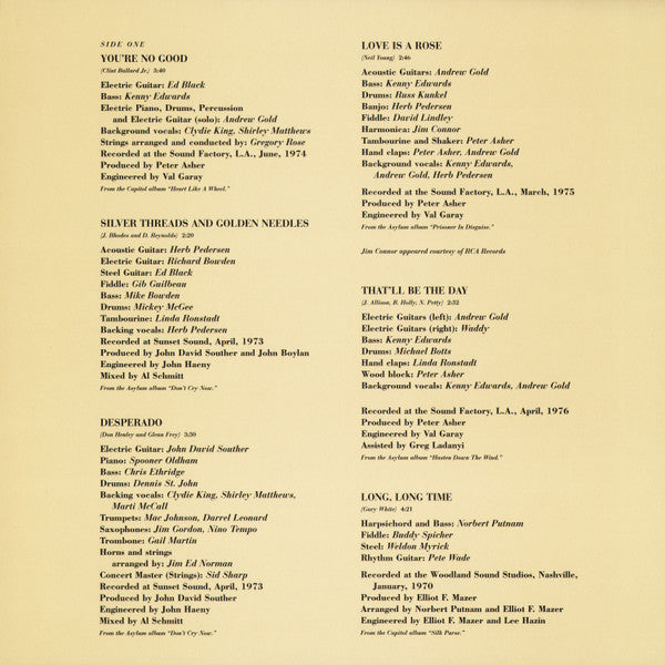 Linda Ronstadt - Greatest Hits (Vinyl, LP, Compilation, Reissue, Limited Edition) Mint (M) / Mint (M)