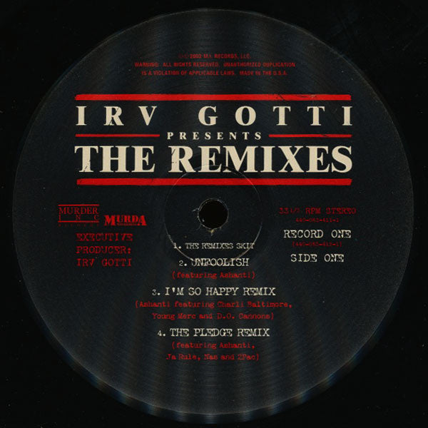 Irv Gotti - The Remixes (2xVinyl, LP, Compilation) Very Good (VG) / Very Good (VG)