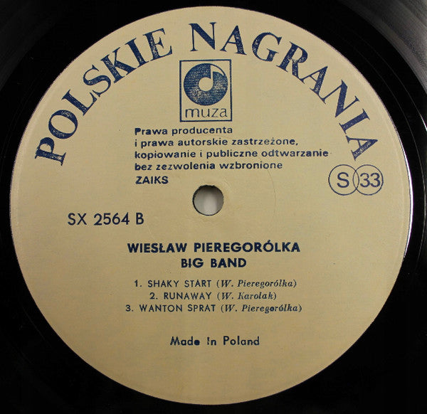 Wiesław Pieregorólka - Big Band (Vinyl, LP, Album) Near Mint (NM or M-) / Good Plus (G+)