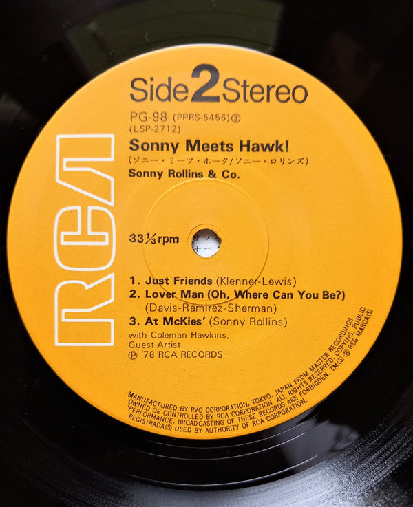 Sonny Rollins - Sonny Meets Hawk! (Vinyl, LP, Album, Limited Editio...
