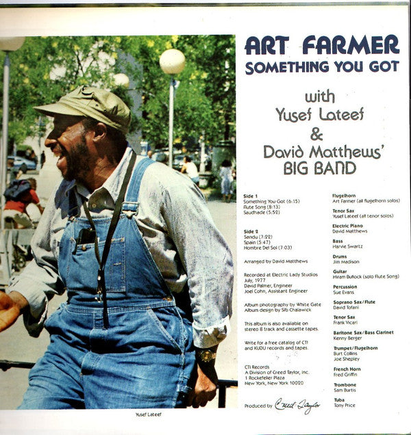 Art Farmer - Something You Got (Vinyl, LP, Album)