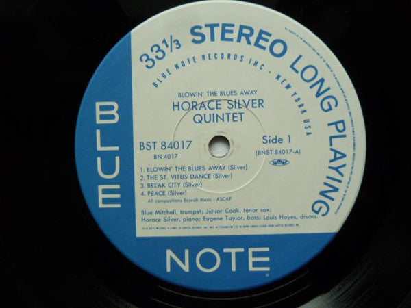 The Horace Silver Quintet - Blowin' The Blues Away (Vinyl, LP, Album, Limited Edition, Reissue, Stereo) Near Mint (NM or M-) / Near Mint (NM or M-)