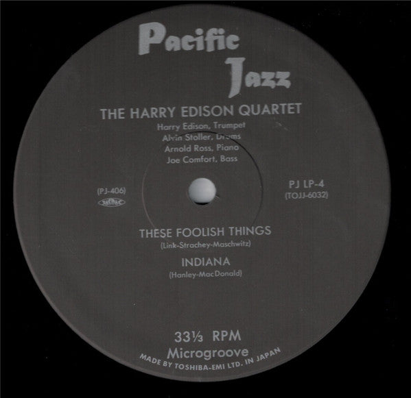 The Harry Edison Quartet - 'Sweets' At The Haig (Vinyl, LP, Album, Reissue, Mono) Very Good Plus (VG+) / Very Good Plus (VG+)