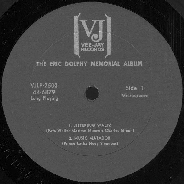 Eric Dolphy - The Eric Dolphy Memorial Album (Vinyl, LP, Album, Rei...