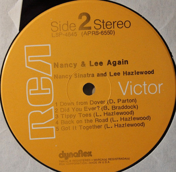 Nancy Sinatra & Lee Hazlewood - Nancy & Lee Again (Vinyl, LP, Album, Stereo) Very Good (VG) / Good Plus (G+)