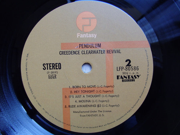 Creedence Clearwater Revival - Pendulum (Vinyl, LP, Album, Reissue) Very Good Plus (VG+) / Very Good Plus (VG+)