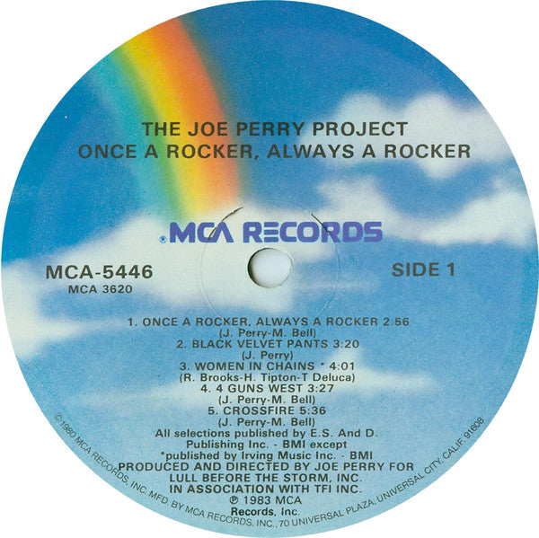 The Joe Perry Project - Once A Rocker, Always A Rocker (Vinyl, LP, Album) Very Good Plus (VG+) / Very Good (VG)