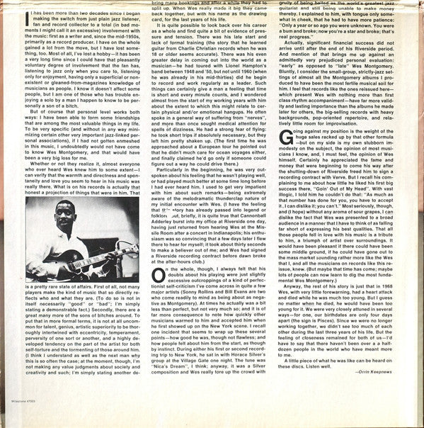 Wes Montgomery - While We're Young (2xVinyl, LP, Album, Compilation) Very Good Plus (VG+) / Very Good (VG)