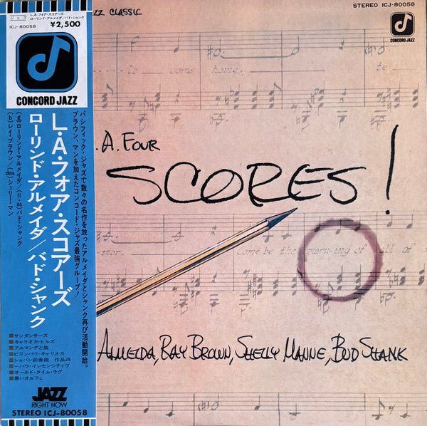 LA4 - The LA Four Scores! (Vinyl, LP) Very Good Plus (VG+) / Very Good Plus (VG+)