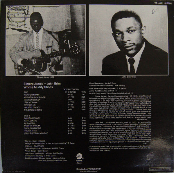Elmore James - Whose Muddy Shoes (Vinyl, LP, Compilation, Reissue) Good Plus (G+) / Very Good Plus (VG+)