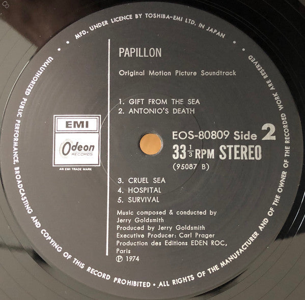 Jerry Goldsmith - Papillon (Bande Sonore Originale Du Film = Origin...