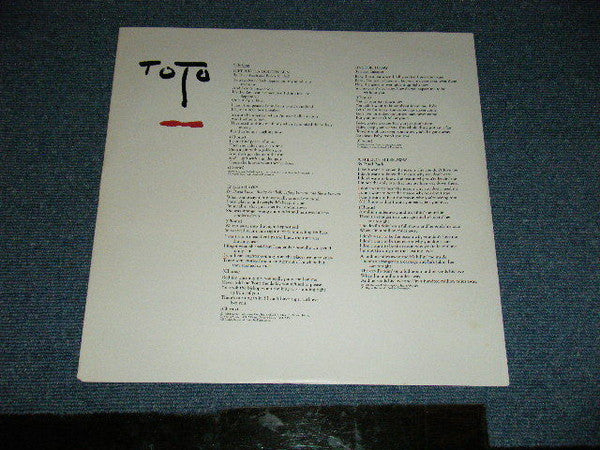 Toto - Turn Back (Vinyl, LP, Album, Stereo) Very Good Plus (VG+) / Very Good (VG)