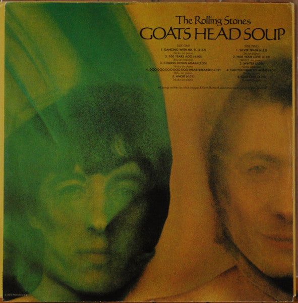 The Rolling Stones - Goats Head Soup (Vinyl, LP, Album, Reissue, Stereo) Very Good Plus (VG+) / Very Good Plus (VG+)