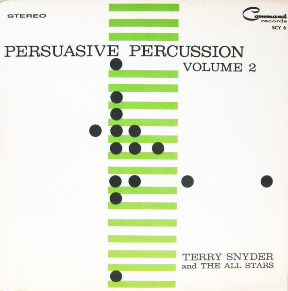 Terry Snyder And The All Stars - Persuasive Percussion Volume 2 (Vinyl, LP, Album, Stereo) Very Good (VG) / Very Good (VG)