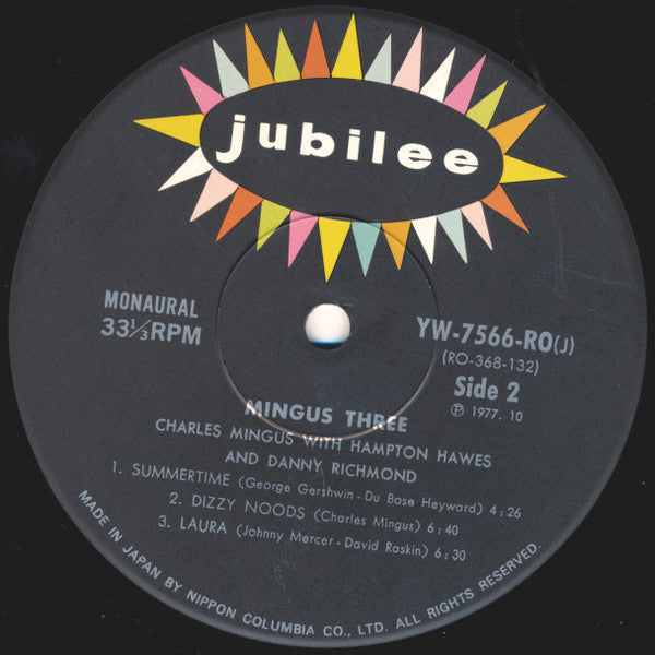 Charles Mingus - Mingus Three (Vinyl, LP, Album, Reissue, Mono)