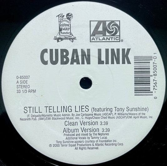 Cuban Link - Still Telling Lies (Vinyl, 12") Very Good Plus (VG+) / Very Good Plus (VG+)