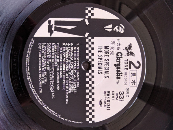 The Specials - モア・スペシャルズ (再度スペシャルズ登場！) = More Specials (Vinyl, LP, Album, Promo) Near Mint (NM or M-) / Good Plus (G+)