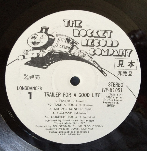 Longdancer - Trailer For A Good Life (Vinyl, LP, Album, Promo) Very Good Plus (VG+) / Very Good (VG)