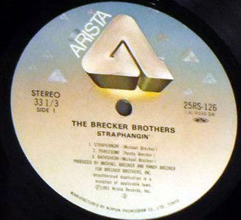 The Brecker Brothers - Straphangin' (Vinyl, LP, Album) Very Good Plus (VG+) / Very Good Plus (VG+)