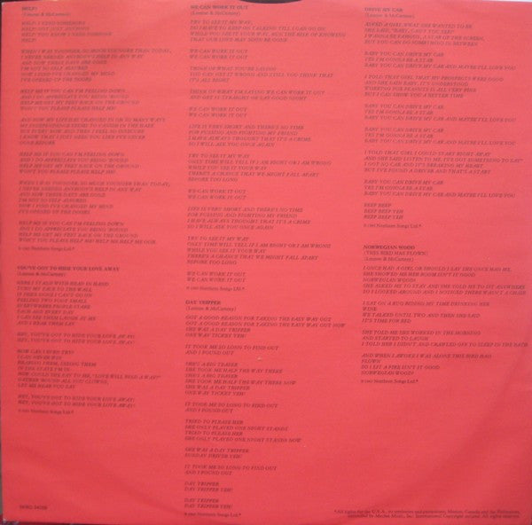 The Beatles - 1962-1966 (Vinyl, LP, Album, Compilation)