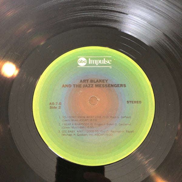 Art Blakey & The Jazz Messengers - Art Blakey & The Jazz Messengers (Vinyl, LP, Album, Reissue, Stereo) Very Good Plus (VG+) / Very Good (VG)