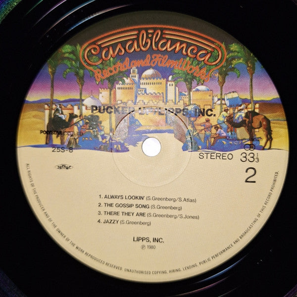 Lipps, Inc. - Pucker Up (Vinyl, LP, Album) Very Good Plus (VG+) / Good Plus (G+)