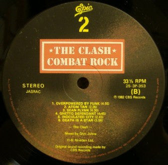 The Clash - Combat Rock (Vinyl, LP, Album, Stereo) Near Mint (NM or M-) / Near Mint (NM or M-)