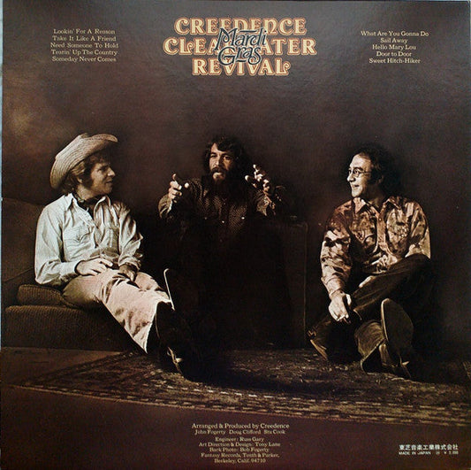 Creedence Clearwater Revival - Mardi Gras (Vinyl, LP, Album, Stereo) Very Good Plus (VG+) / Very Good (VG)