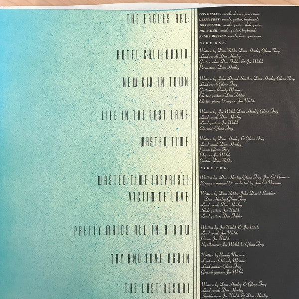 Eagles - Hotel California (Vinyl, LP, Album, Reissue, Stereo) Good Plus (G+) / Near Mint (NM or M-)