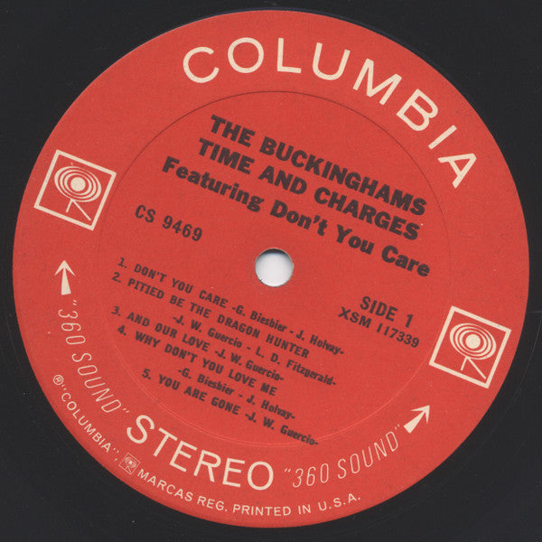 The Buckinghams - Time & Charges (Vinyl, LP, Album, Stereo) Very Good (VG) / Very Good (VG)