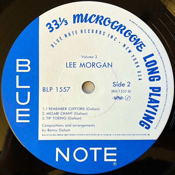 Lee Morgan - Vol. 3 (Vinyl, LP, Album, Mono, Reissue)