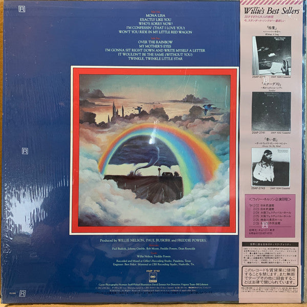 Willie Nelson - Somewhere Over The Rainbow (Vinyl, LP, Album, Stereo) Very Good Plus (VG+) / Very Good Plus (VG+)