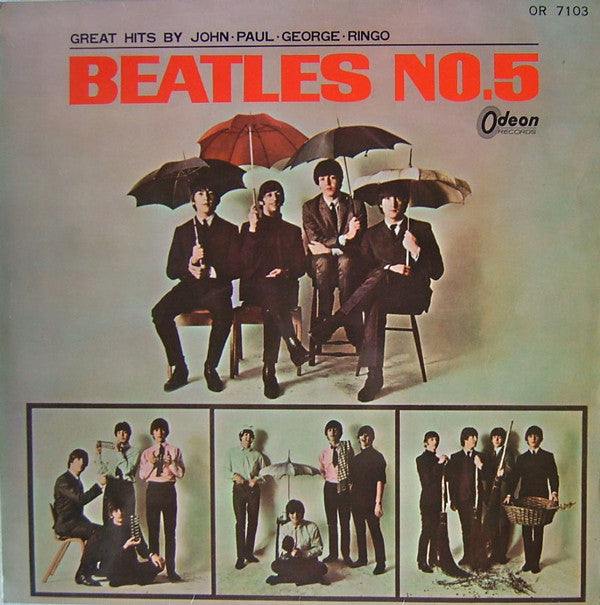 The Beatles - Beatles No. 5 (Vinyl, LP, Album, Compilation, Reissue, Mono) Good Plus (G+) / Very Good Plus (VG+)