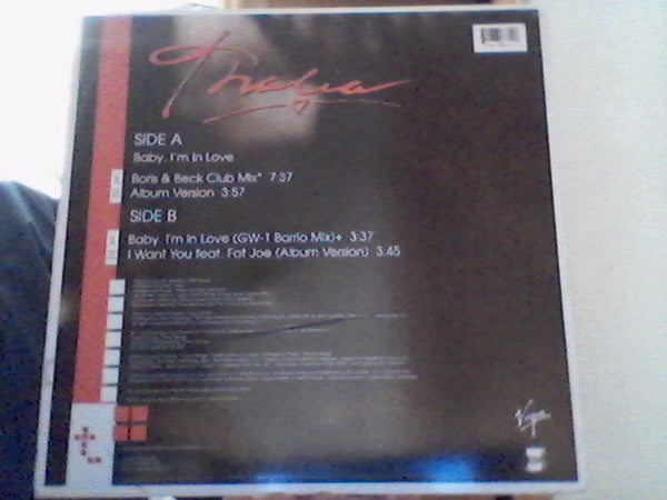 Thalía - Baby, I'm In Love (Vinyl, 12", Single) Very Good Plus (VG+) / Very Good Plus (VG+)