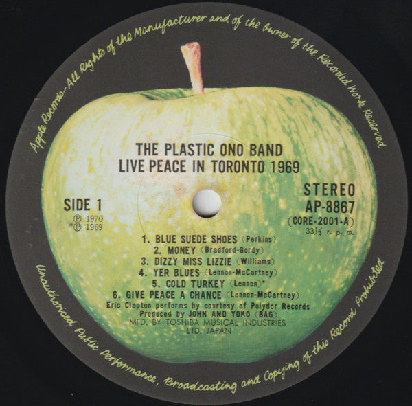The Plastic Ono Band - Live Peace In Toronto 1969 (Vinyl, LP, Album...