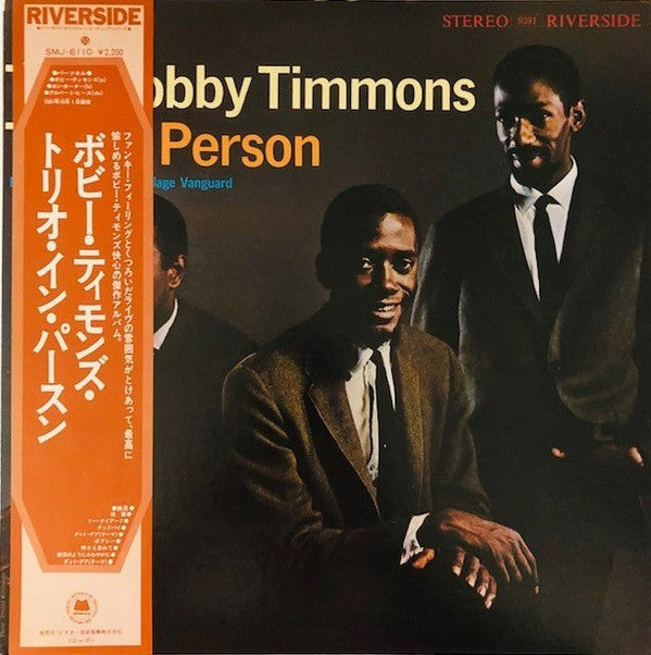 The Bobby Timmons Trio - In Person - Recorded 'Live' At The Village Vanguard (Vinyl, LP, Album, Reissue, Stereo) Very Good Plus (VG+) / Very Good Plus (VG+)
