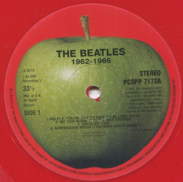 The Beatles - 1962-1966 (2xVinyl, LP, Compilation, Limited Edition, Reissue, Remastered) Very Good Plus (VG+) / Very Good Plus (VG+)