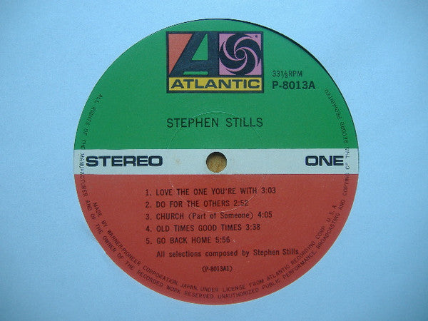 Stephen Stills - Stephen Stills (Vinyl, LP, Album, Reissue) Very Good Plus (VG+) / Good (G)